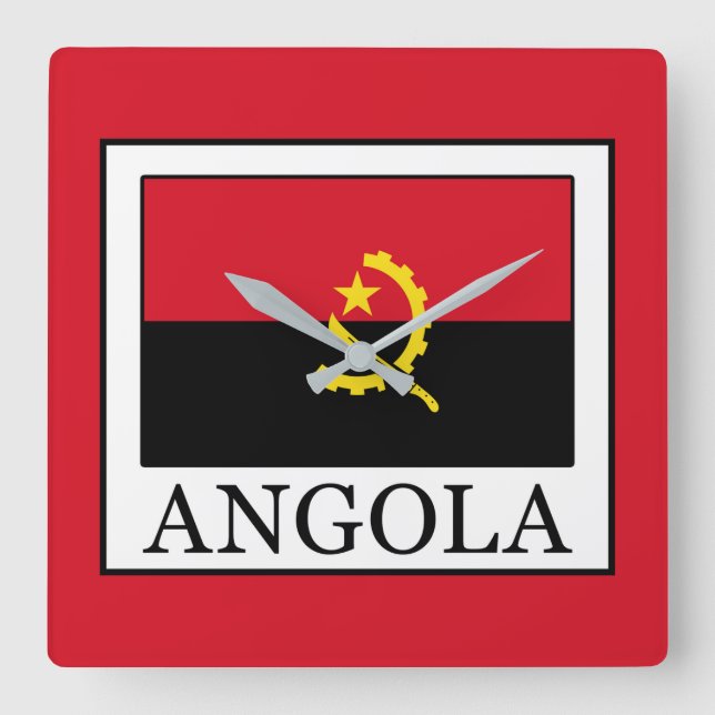 Horloge Carrée Angola (Recto)