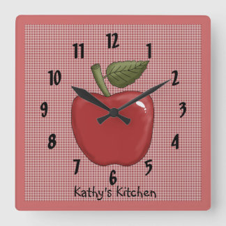 Horloge Carrée Apple