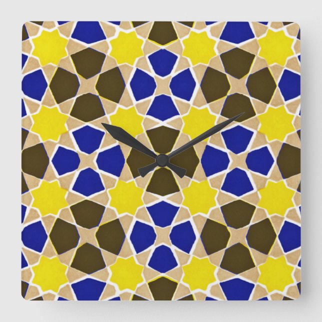 Horloge Carrée Arabic Design #8 at Emporio Moffa (Recto)