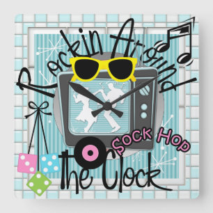 Horloge Carrée Arroser autour de l'horloge murale - SRF