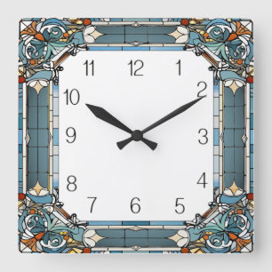 Horloge Carrée Art Déco