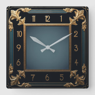 Horloge Carrée Art Déco