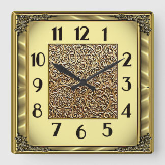 Horloge Carrée Art Deco