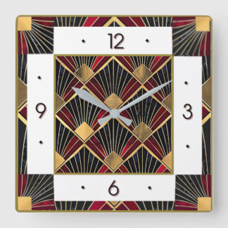 Horloge Carrée Art Déco