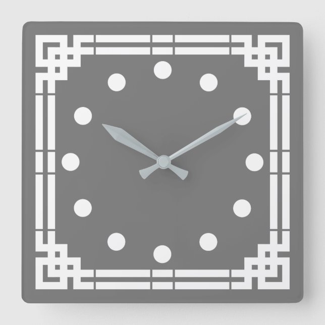 Horloge Carrée Art déco (Recto)