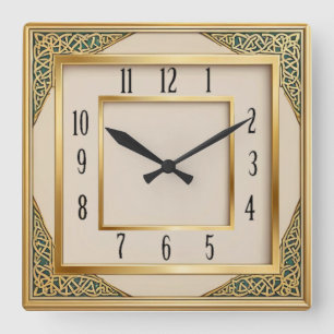 Horloge Carrée Art Déco