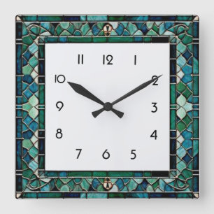 Horloge Carrée Art Déco 