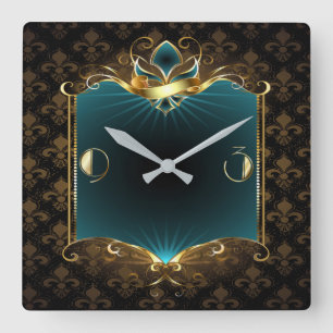 Horloge Carrée Art déco