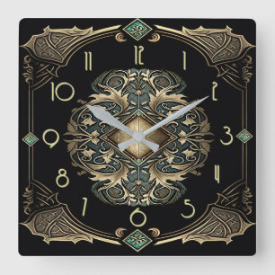 Horloge Carrée Art Déco