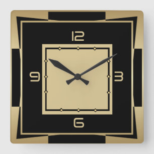 Horloge Carrée Art déco