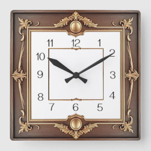 Horloge Carrée Art Déco