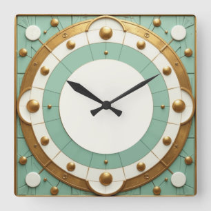 Horloge Carrée Art Déco