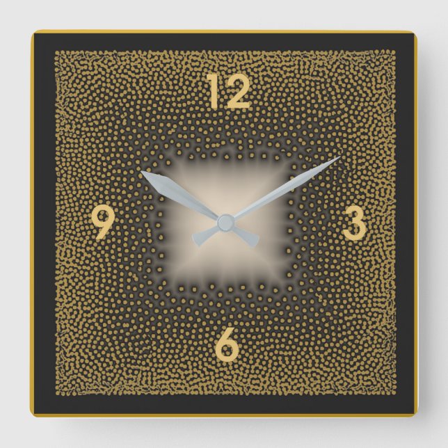 Horloge Carrée Art déco (Recto)