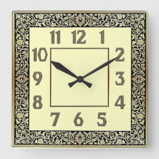 Horloge Carrée Art Deco