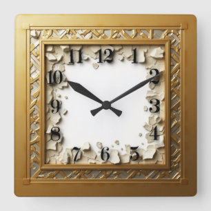 Horloge Carrée Art déco
