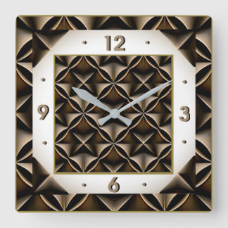 Horloge Carrée Art Déco 