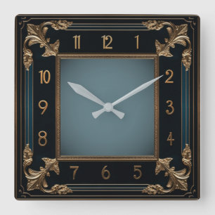 Horloge Carrée Art Déco