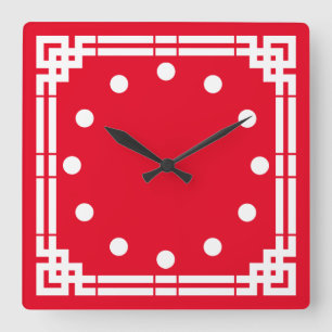 Horloge Carrée Art déco