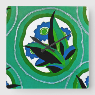 Horloge Carrée Art Déco de Seguy #11 à Emporio Moffa