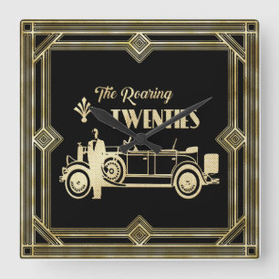 Horloge Carrée Art déco des années 20 1920