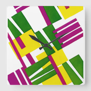 Horloge Carrée Art déco design #8 at Emporio Moffa