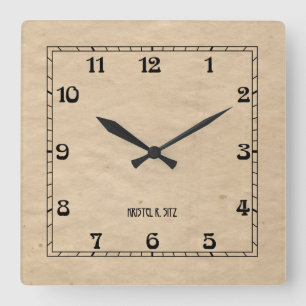 Horloge Carrée Art déco KRS