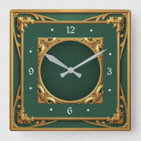 Art déco vert