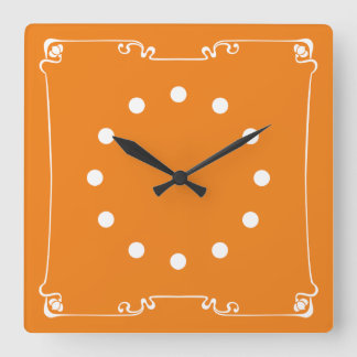 Horloge Carrée Art Nouveau