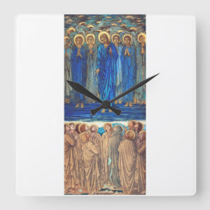 Horloge Carrée Ascension du Christ par Edward Burne-Jones