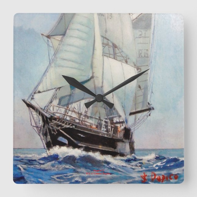 Horloge Carrée Asgard II (Recto)