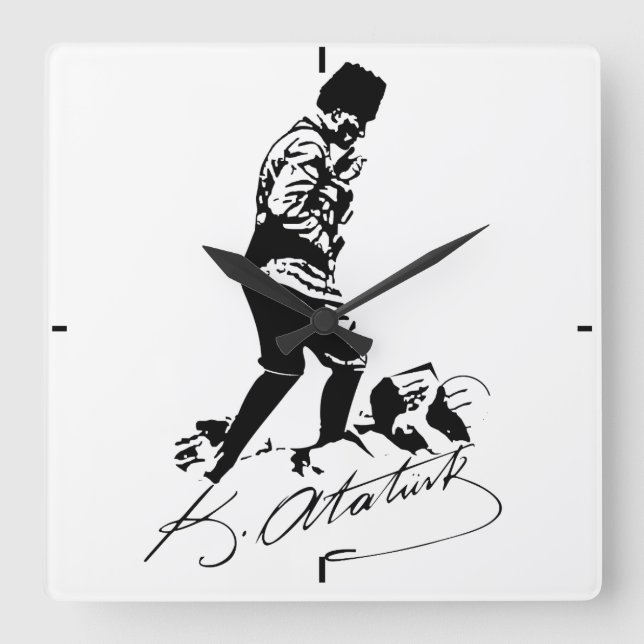 Horloge Carrée Ataturk (Recto)