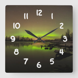 Horloge Carrée Aurora paisible