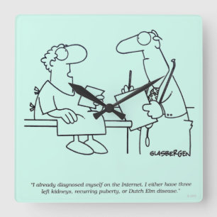 Horloge Carrée Auto-diagnostic