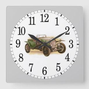 Horloge Carrée Automobile vintage