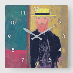 Horloge Carrée Autoportrait (Homme porteur), Edouard Vuillard