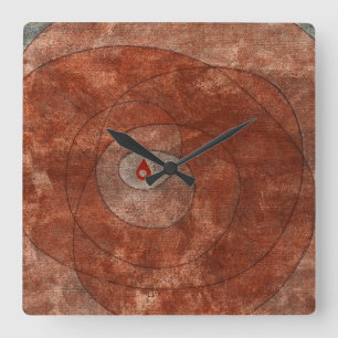 Horloge Carrée Autour du coeur, 1935 par Paul Klee