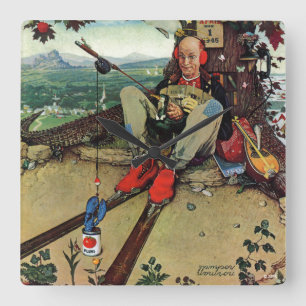 Horloge Carrée Avril Fool 1945