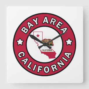 Horloge Carrée Baie en Californie