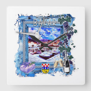 Horloge Carrée Bakar
