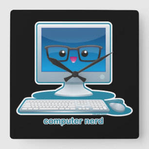 Horloge Carrée Ballot d'ordinateur