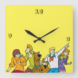 Horloge Carrée Bande entière 13 Mystery Inc