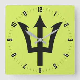 Horloge Carrée Barbados Trident