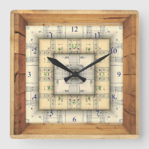 Horloge Carrée Barn Box Frame Time Machine ~ Strange Encounter ~