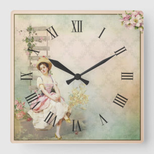 Horloge Carrée baroque