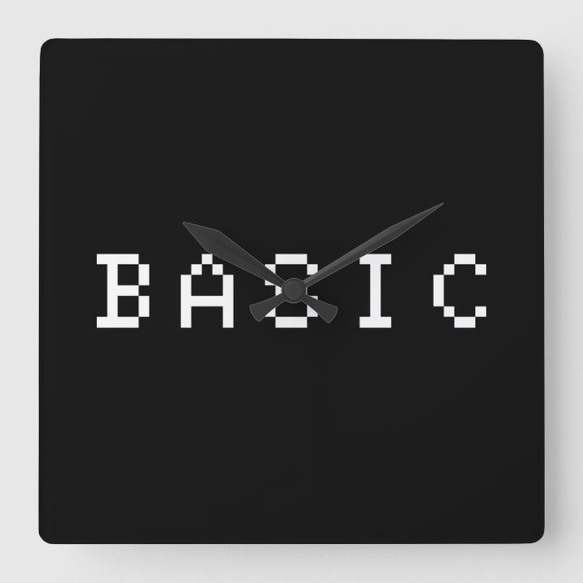 HORLOGE CARRÉE BASE (Recto)