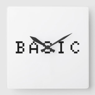 HORLOGE CARRÉE BASIQUE