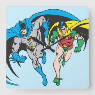 Horloge Carrée Batman & Robin