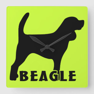 Horloge Carrée Beagle