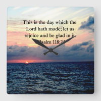 BEAU PSALM 118:24 LEVER LE LEVER SUR L'OCÉAN