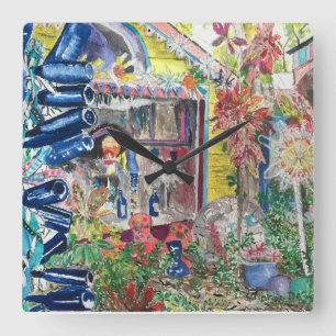 Horloge Carrée Beautiful Bowling